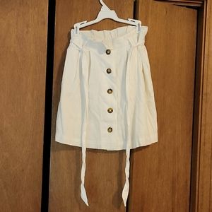 Cream Skirt, Hollister